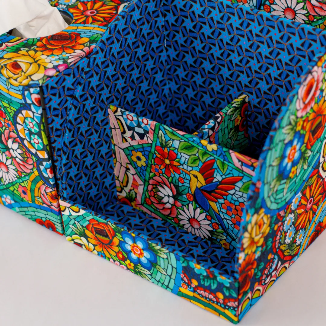 Grand Organizer Fabric box DIY kit, cartonnage kit 234, members only