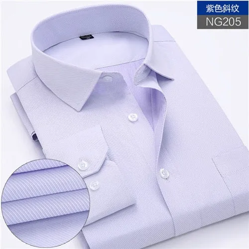 High Quality Stripe Twill Long Sleeve Shirt #GXPXX