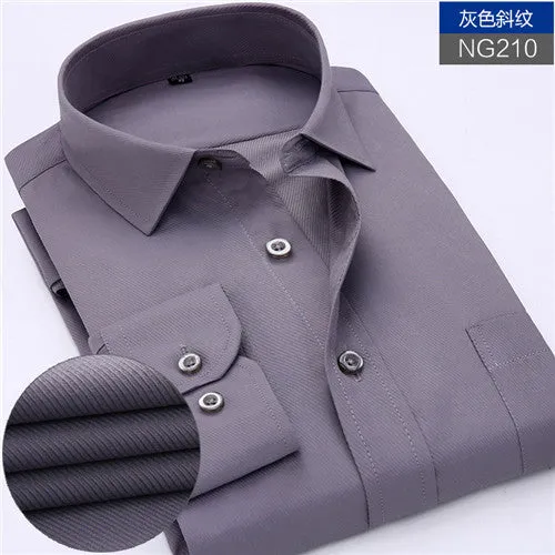 High Quality Stripe Twill Long Sleeve Shirt #GXPXX
