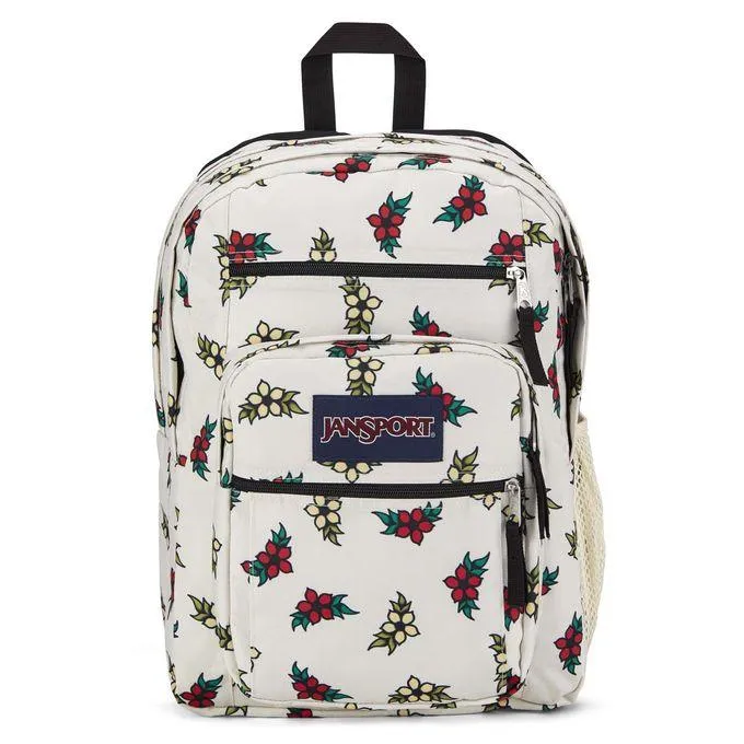 JANSPORT UNISEX WHITE PRINT BACKPACK
