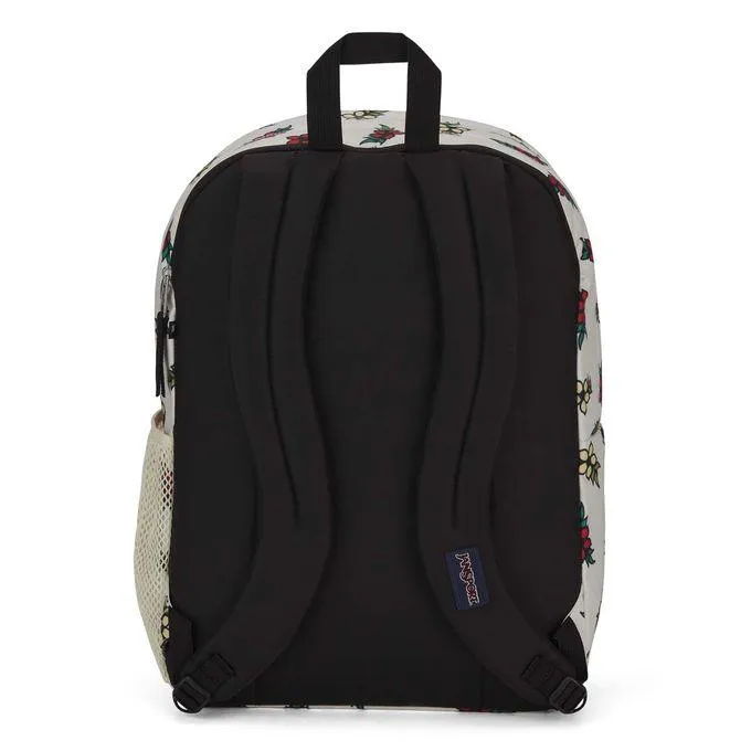 JANSPORT UNISEX WHITE PRINT BACKPACK