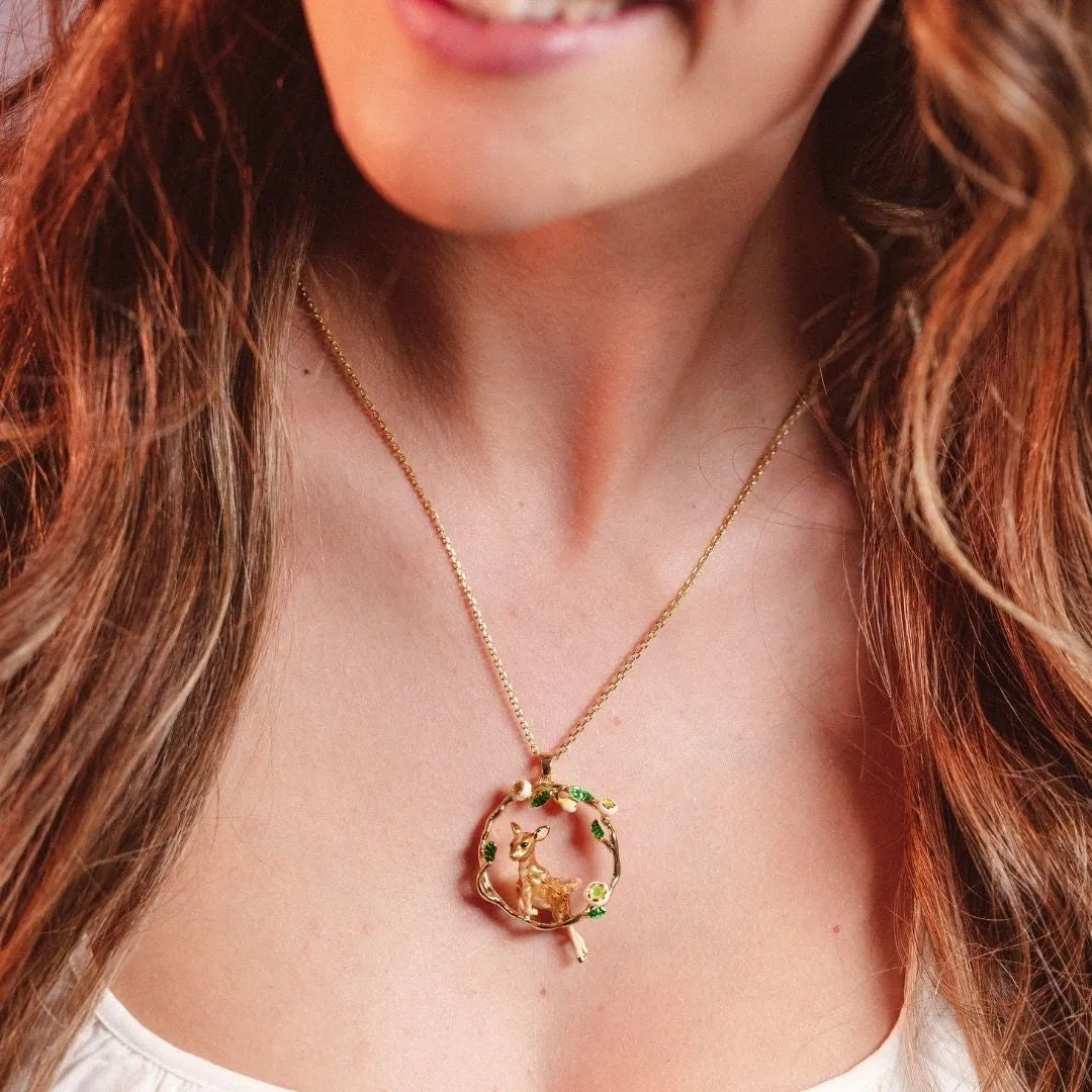 Leaping Fawn Pendant