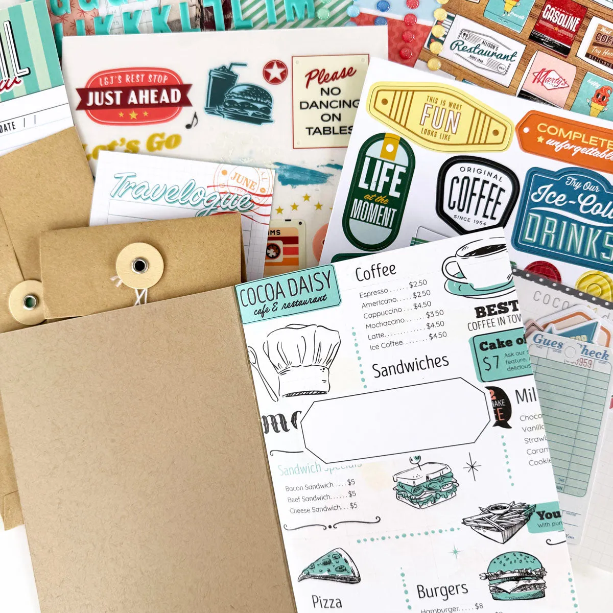 Let's Go Scrapbooking Kit - Choose Your Add On - June 2024