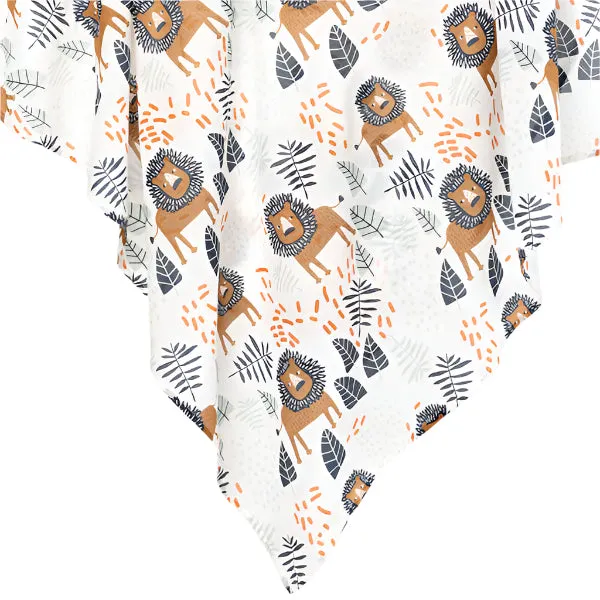 Linsday Lion Indus Design Cotton Swaddle Wrap
