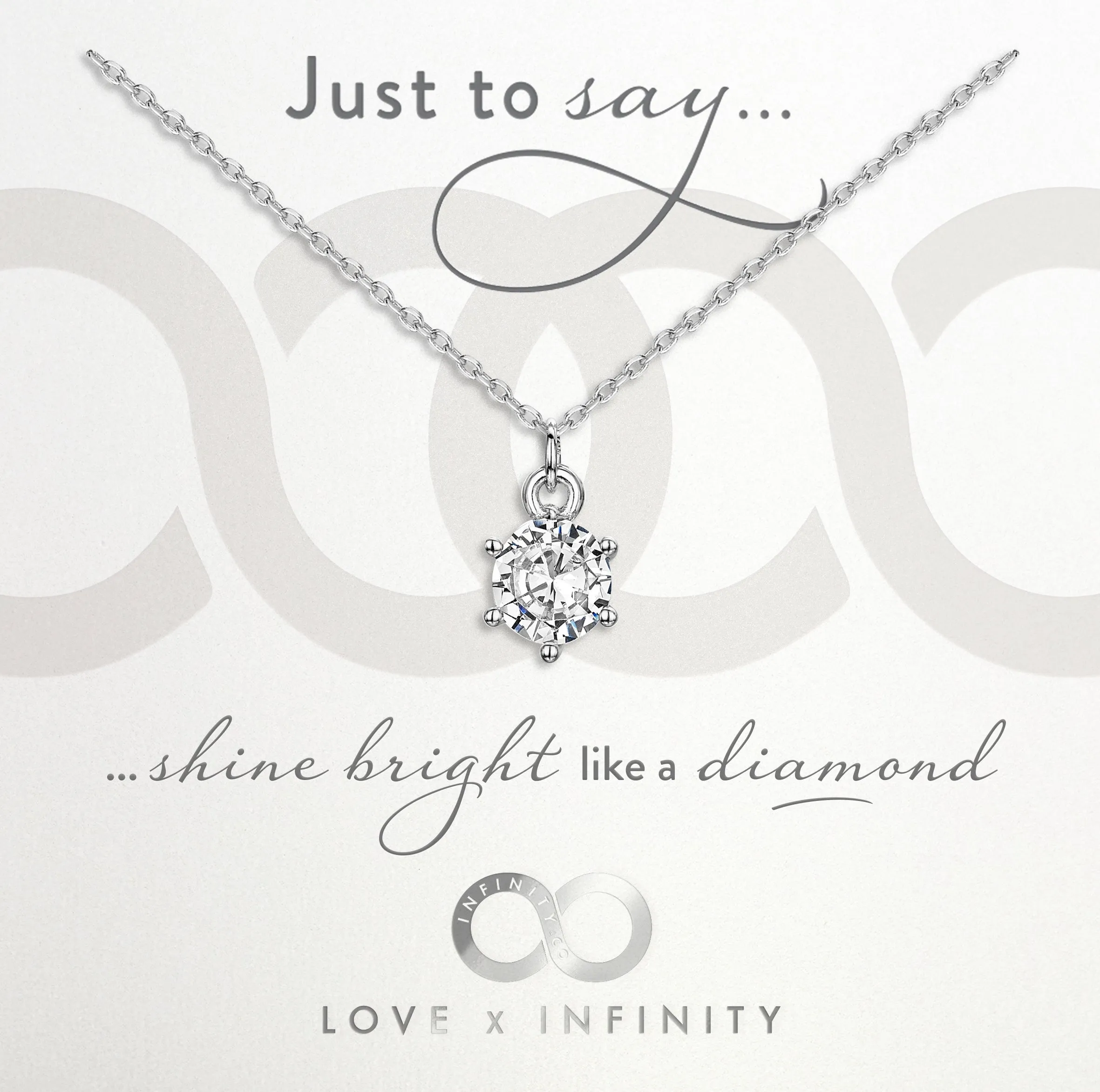 LXI Diamond Pendant- Rhodium