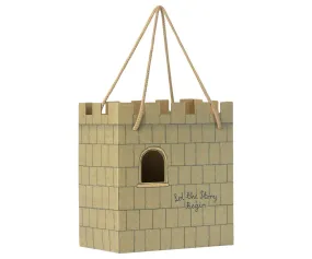 Maileg Paper bag, Castle: Let the story begin - Mint
