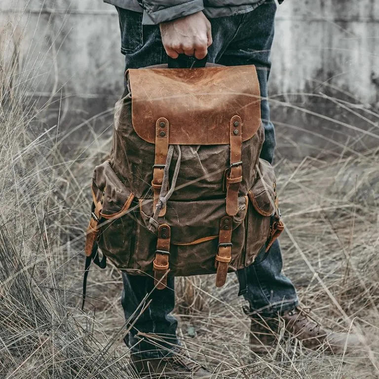 Men’s Leisure School Canvas Bag Large Capacity