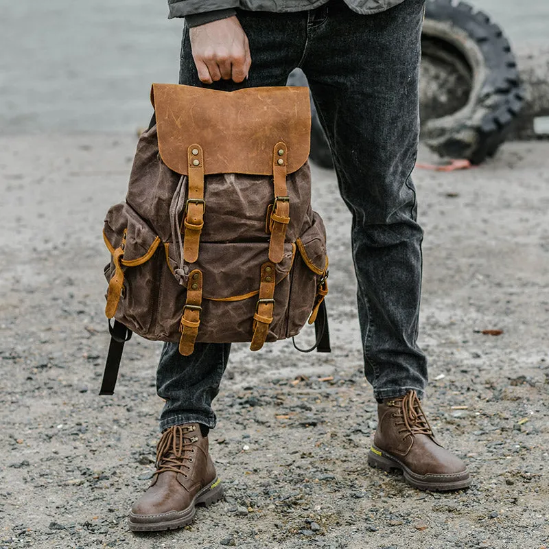 Men’s Leisure School Canvas Bag Large Capacity
