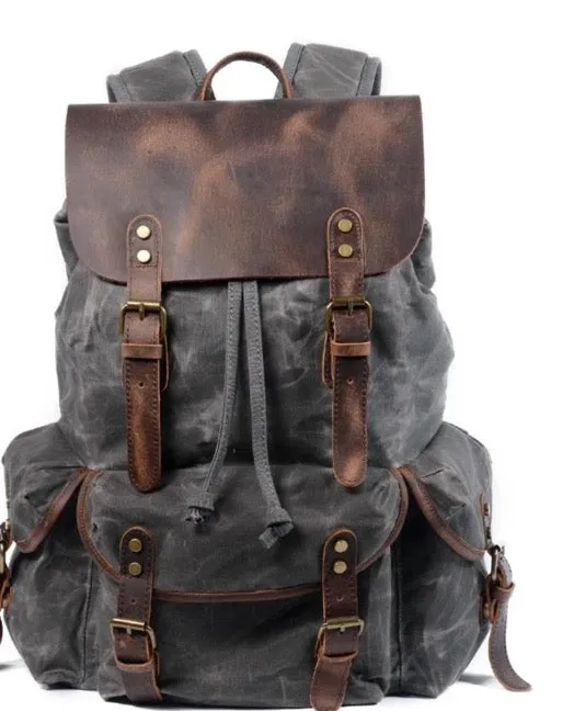 Men’s Leisure School Canvas Bag Large Capacity