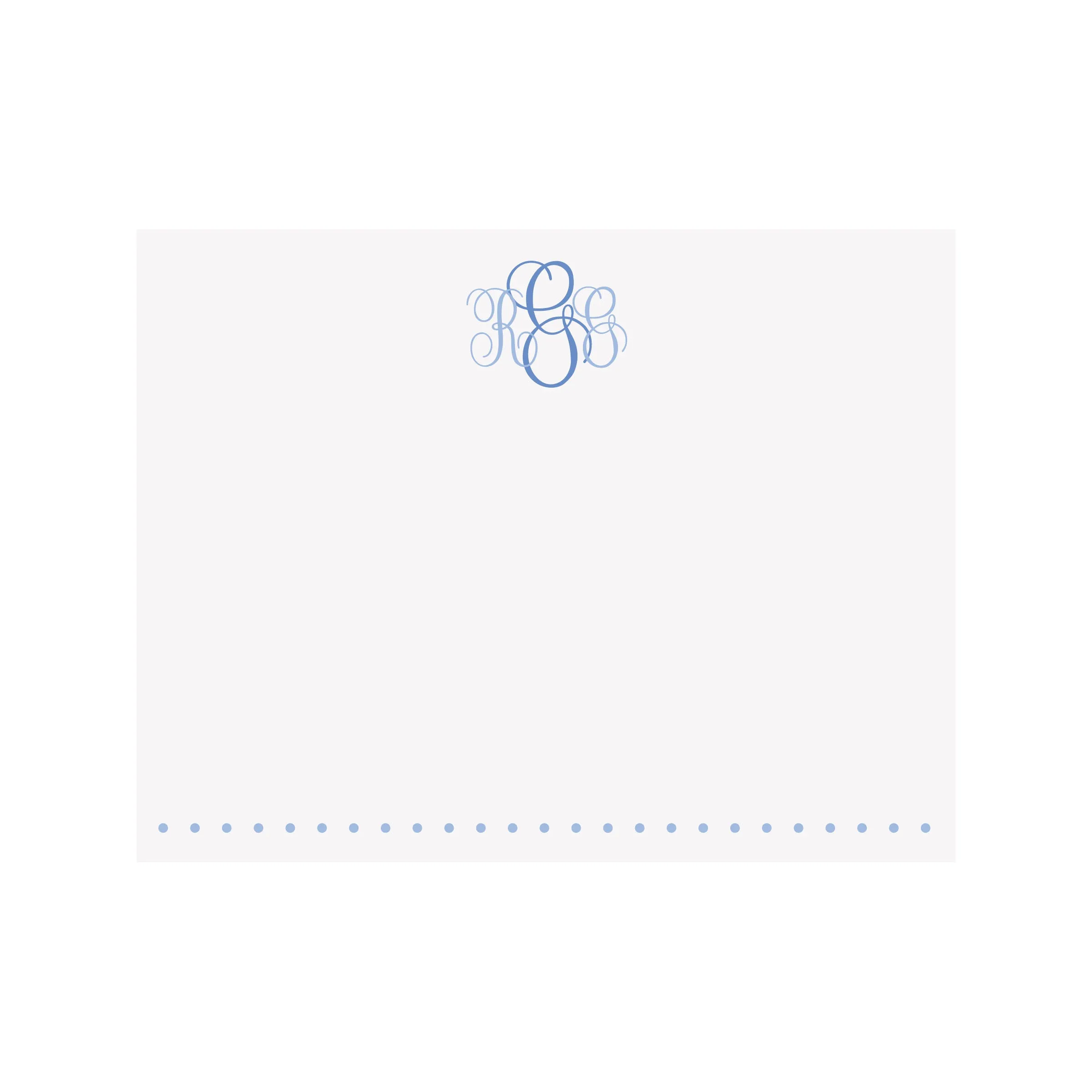 Monogram Stationery- Classic Monogram