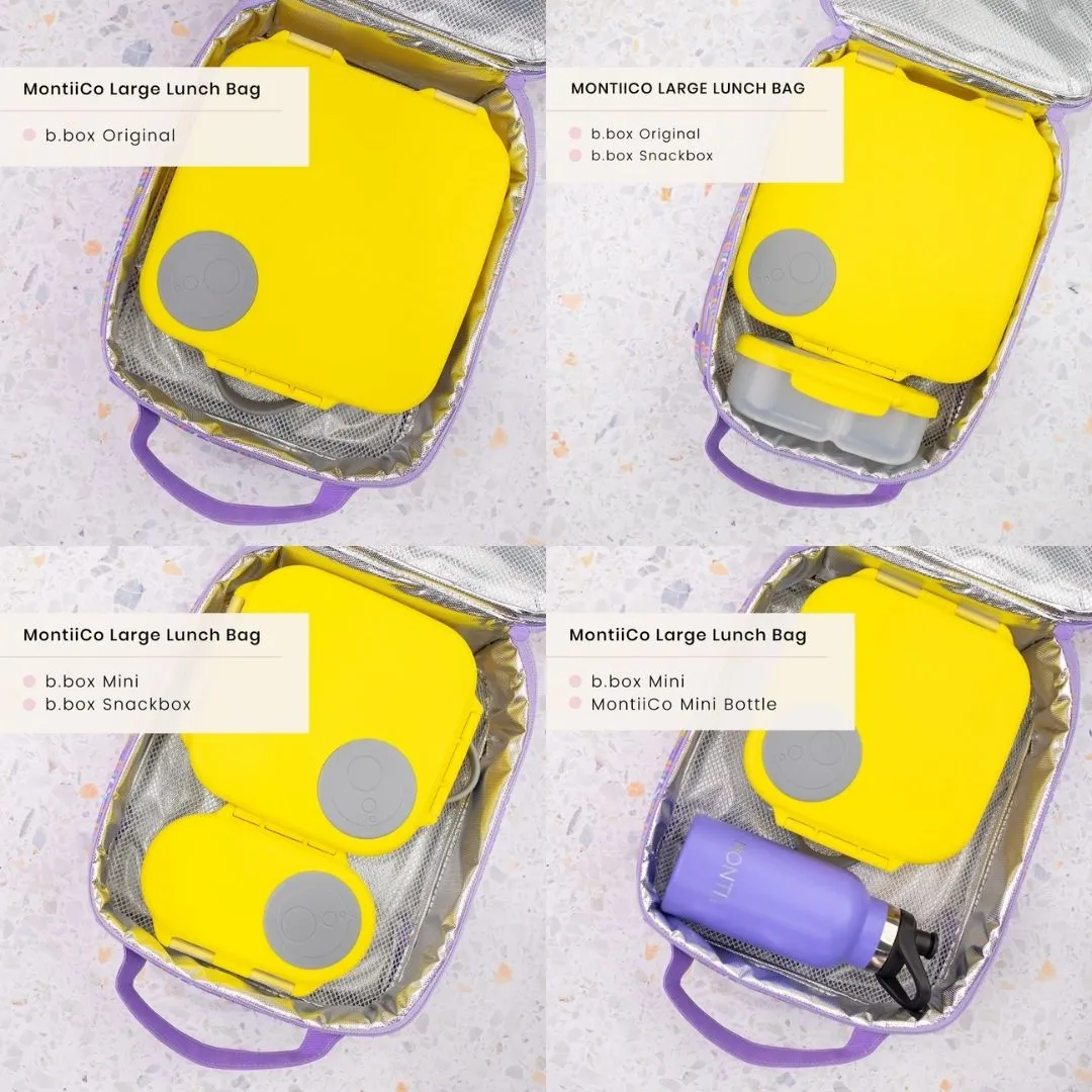 MontiiCo Large Insulated Lunch Bag - Friends Forever