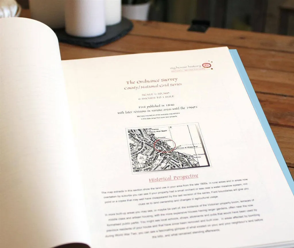 My House History - A Personalised Map Portfolio