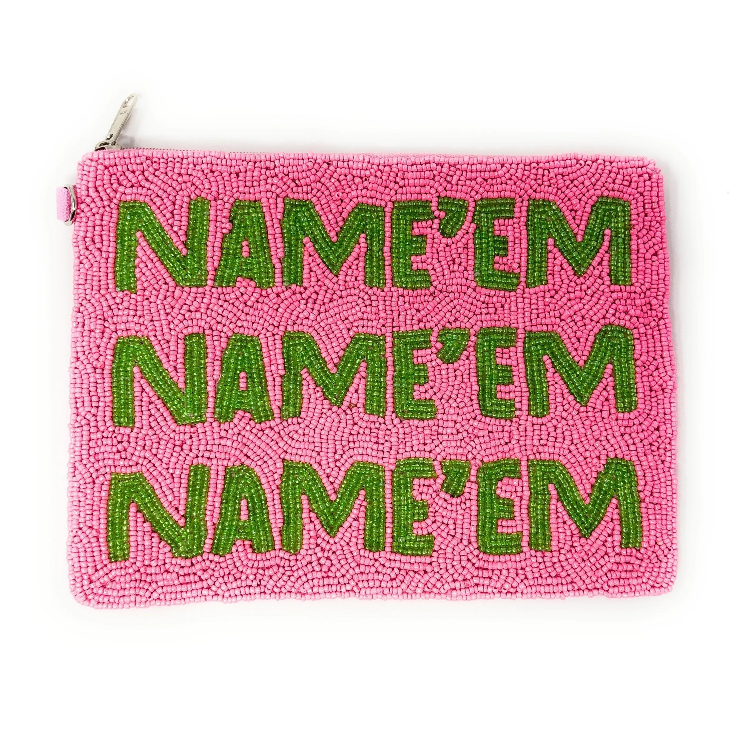 Name'em Large Beaded Pouch