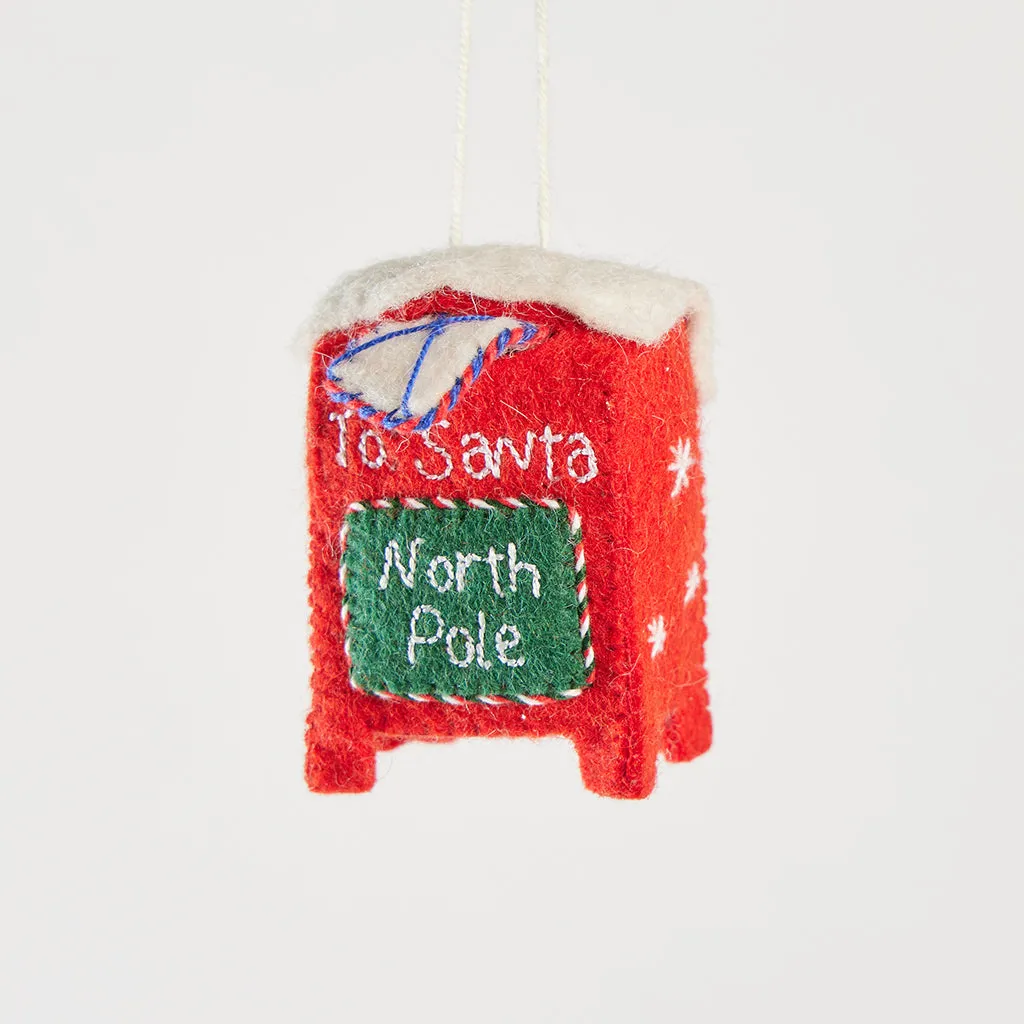 North Pole Mailbox Ornament