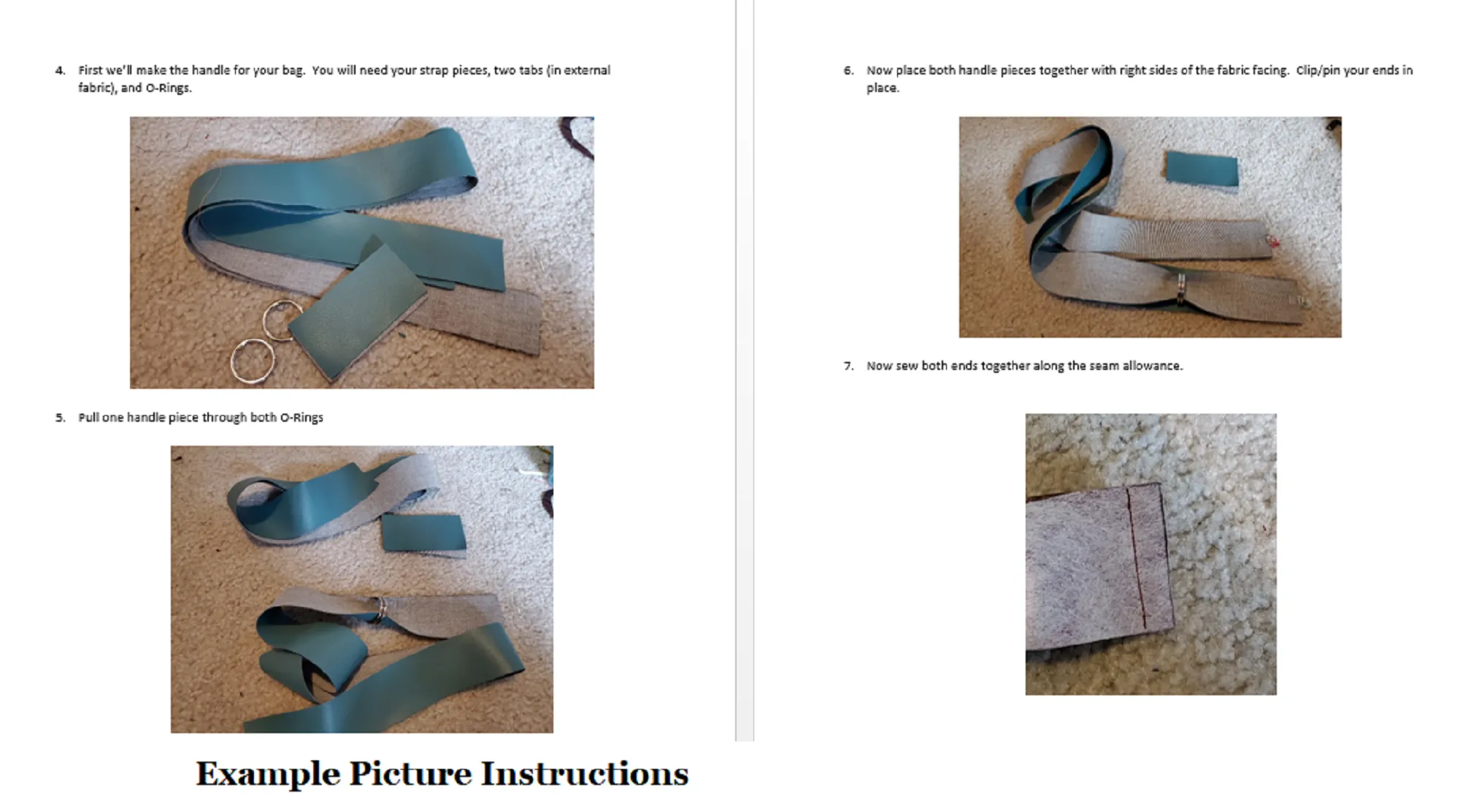 Olivia Camera Crossbody Handbag PDF Sewing Pattern