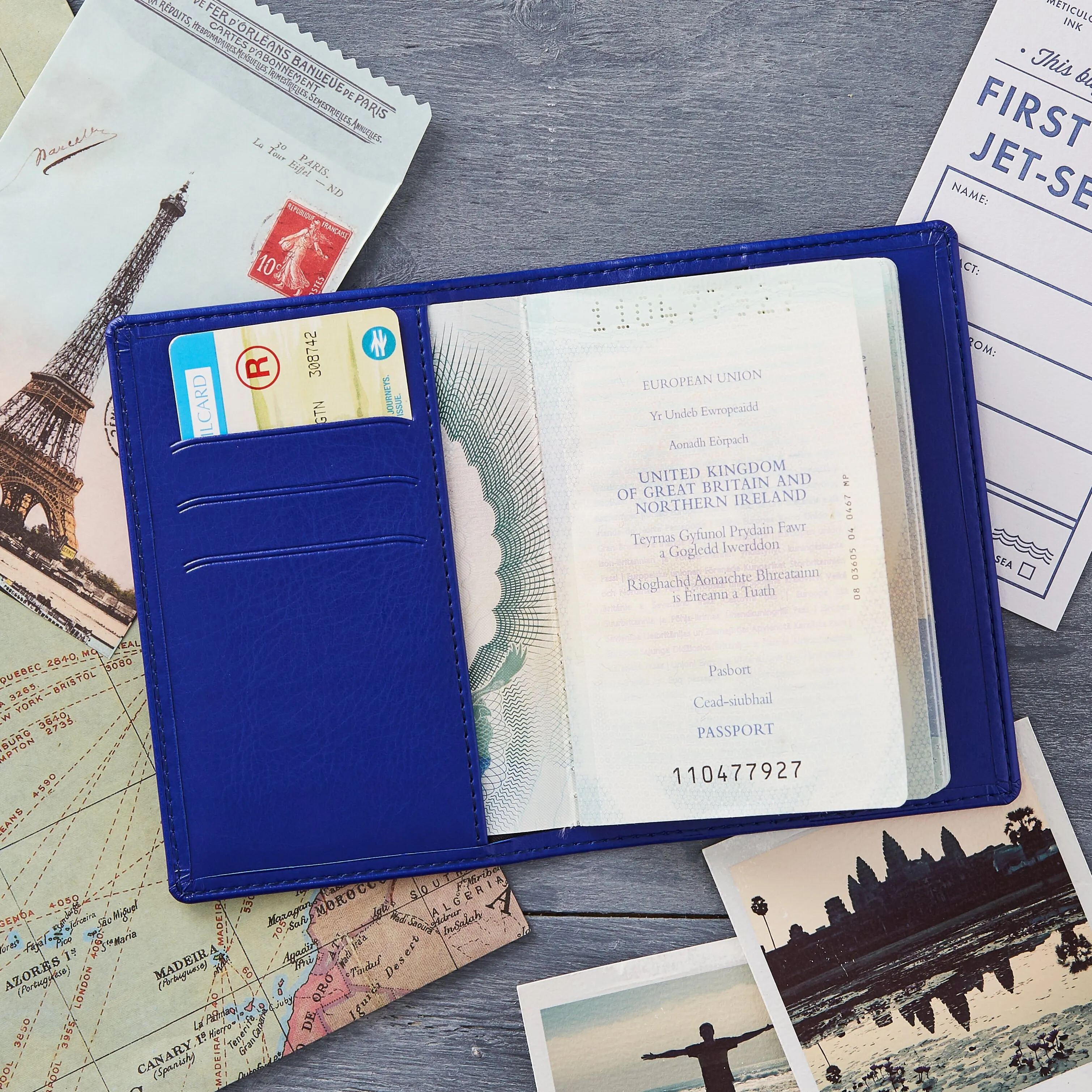 'Passport To Another World' Personalised Holder