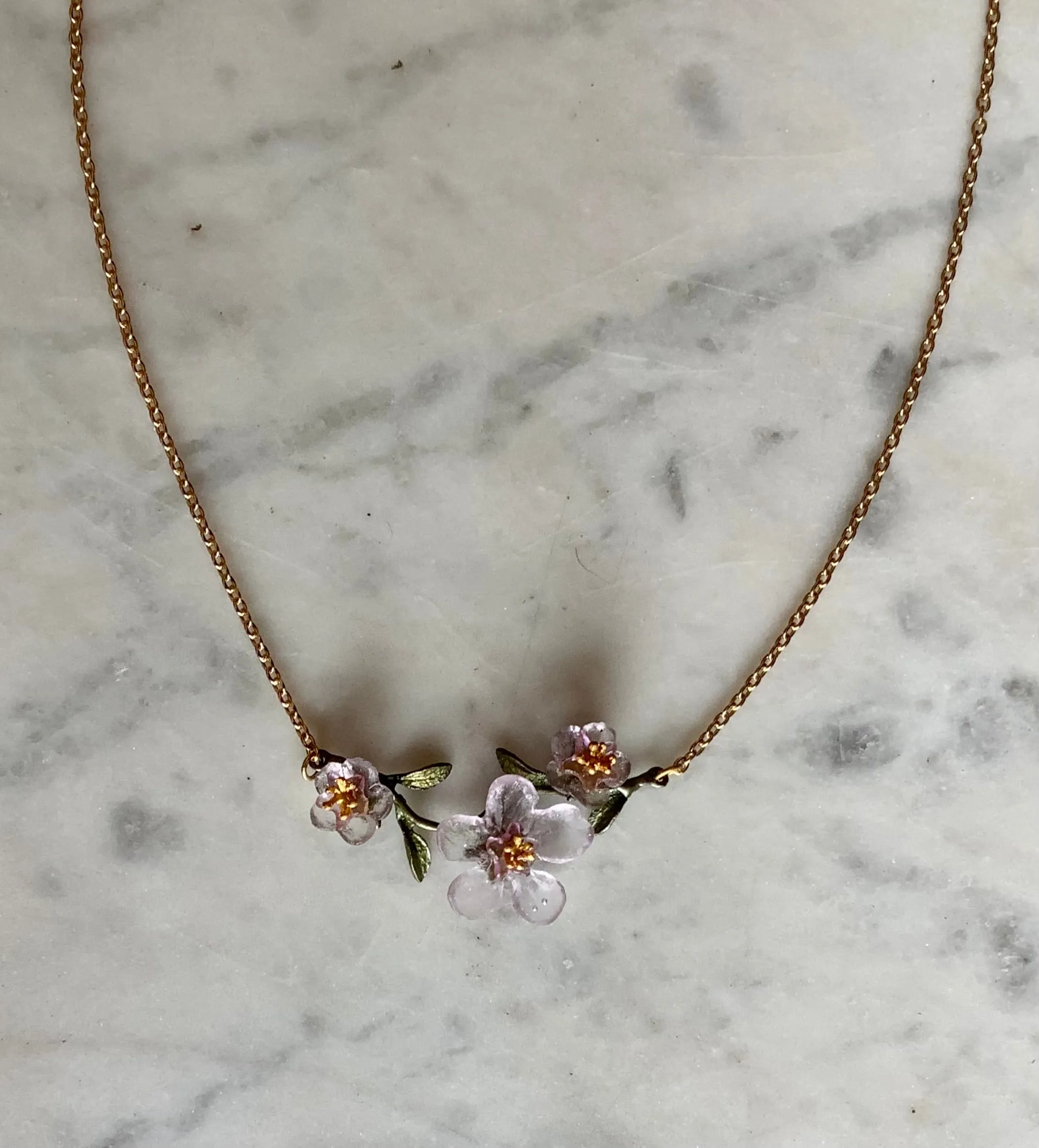 Peach Blossom Necklace