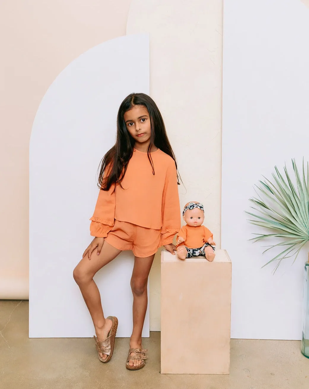 Peasant Top | Daisy Peach
