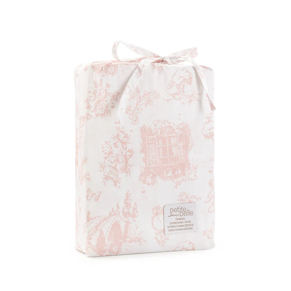 Petite Belle Toile Safra Sheet Set for Standard Crib