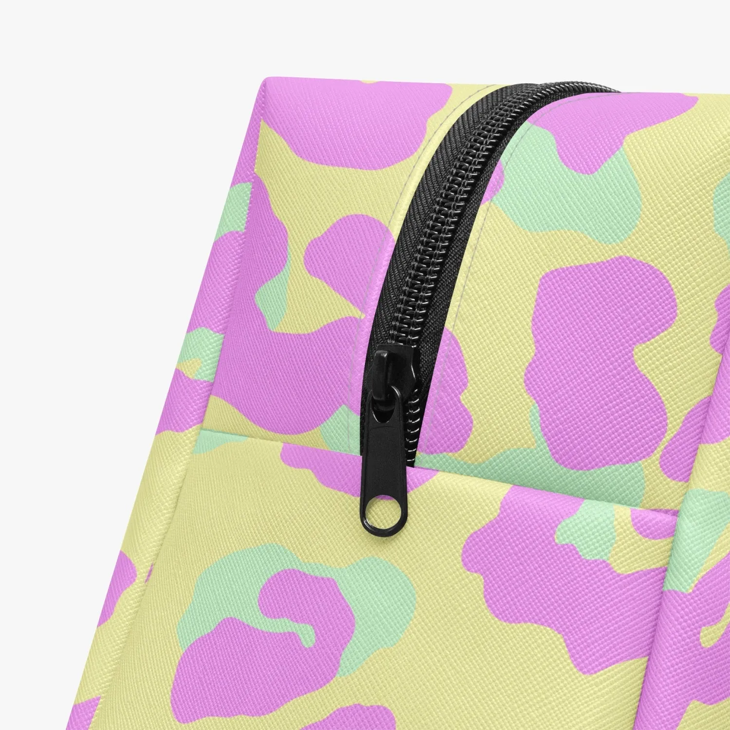Pink Leopard Boxy Makeup Bag