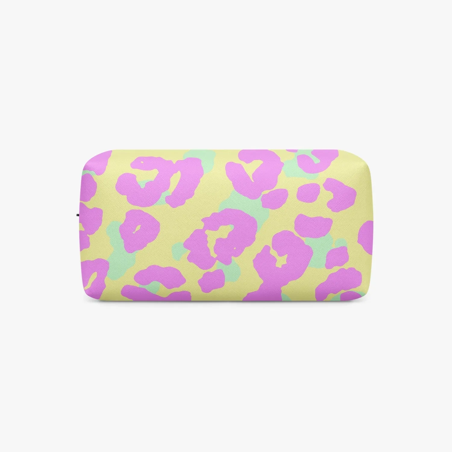 Pink Leopard Boxy Makeup Bag
