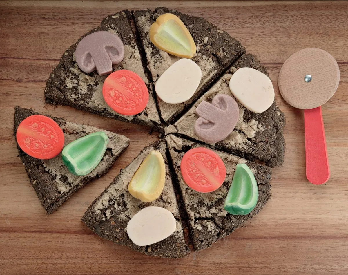 Pizza Toppings Sensory Play Stones