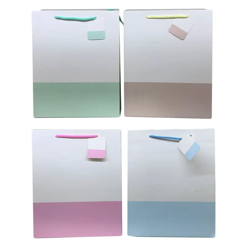 Plain 2 Tone Gift Bag - 32cm x 42cm x 11.5cm