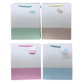 Plain 2 Tone Gift Bag - 32cm x 42cm x 11.5cm