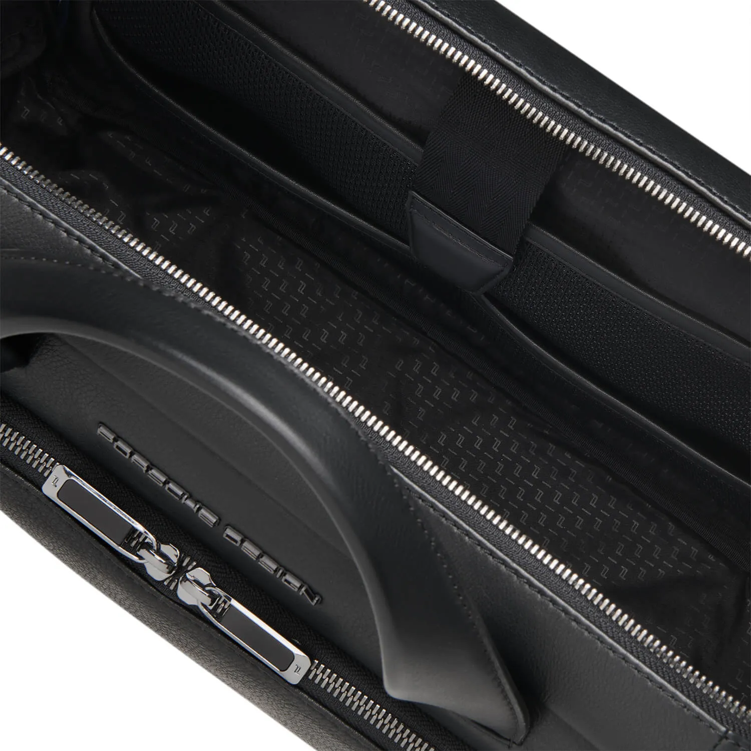 Porsche Design Roadster Leather Briefbag S - Black