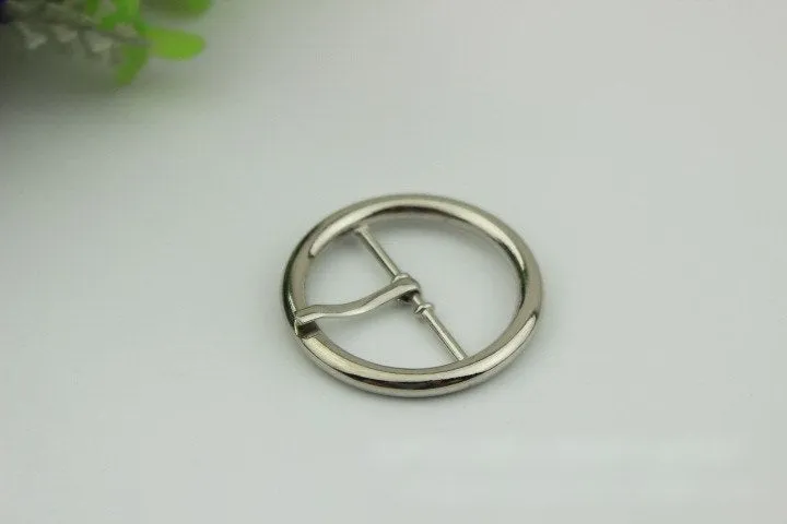 Purse Strap Slider Bag Hardware Metal Round Double Loop Slide Buckle Adjuster Keeper Ring 31mm 1 1/4" Gold Silver 2/20pcs DIY Bulk Supplies