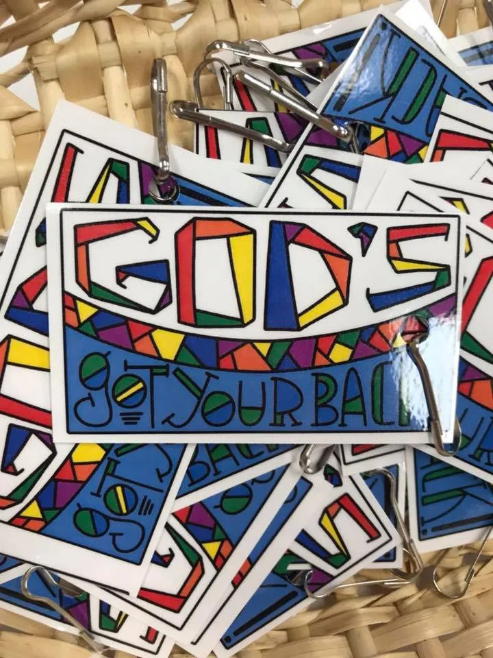 "God's Got Your Back" Backpack Tags