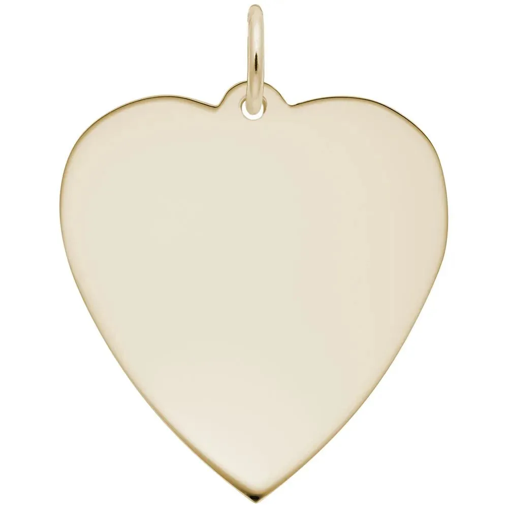 Rembrandt Charms - Large Classic Heart Charm - 4606