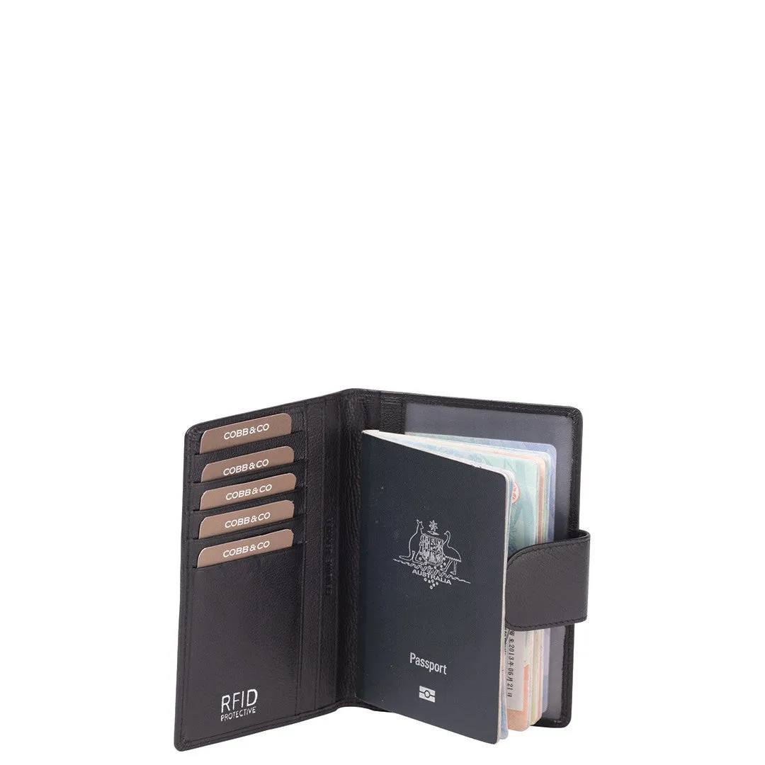 RFID PASSPORT LEATHER HOLDER