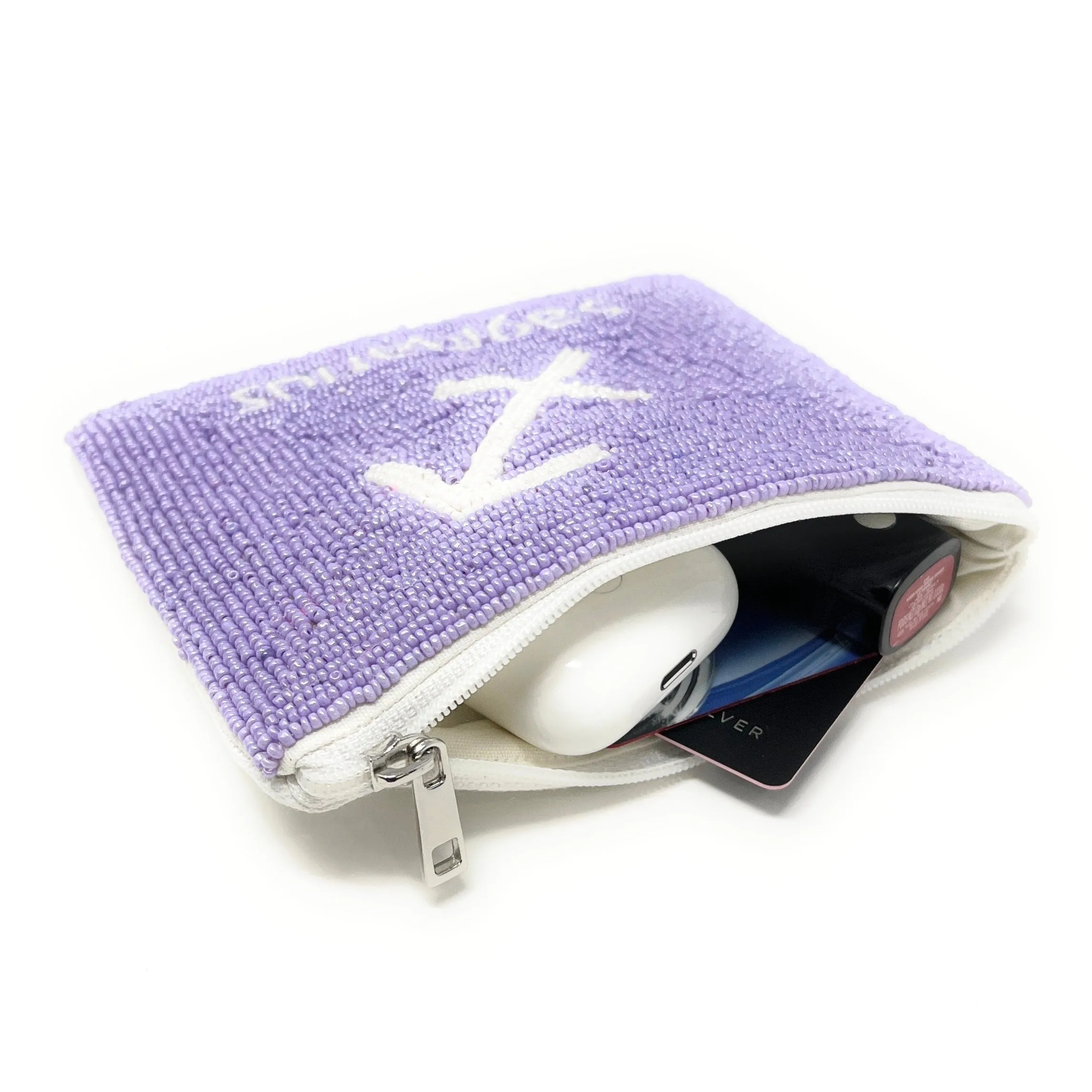 Sagittarius Beaded Coin Purse