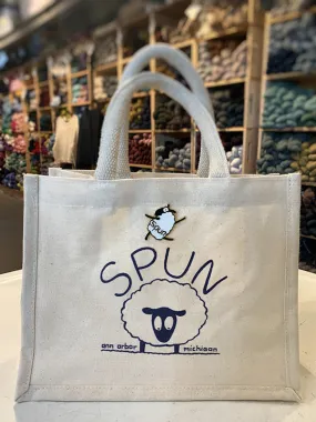 Spun Rope Handle Bag with Pin