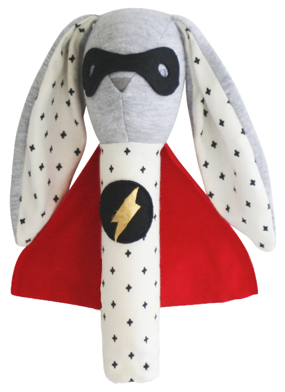 Super Hero Bunny Squeaker Toy