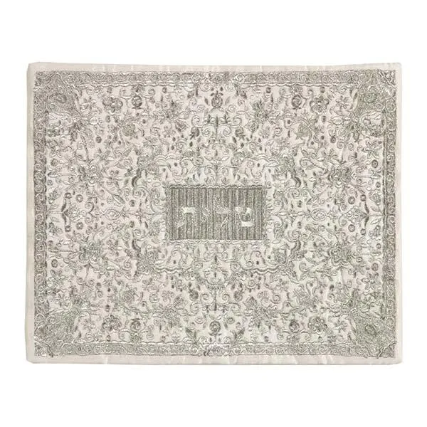 Tallit Bag - Full Silver Embroidery