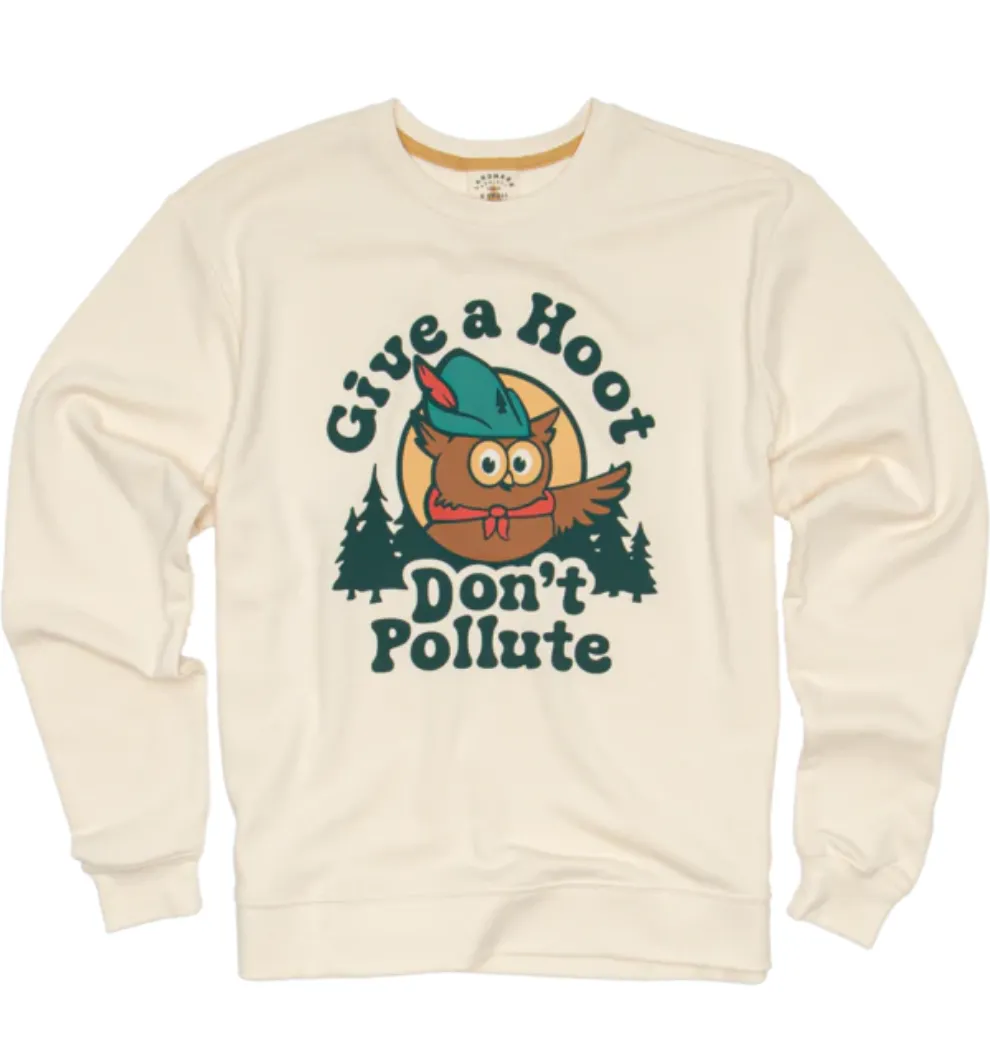 The Landmark Project Unisex Give a Hoot Sweatshirt