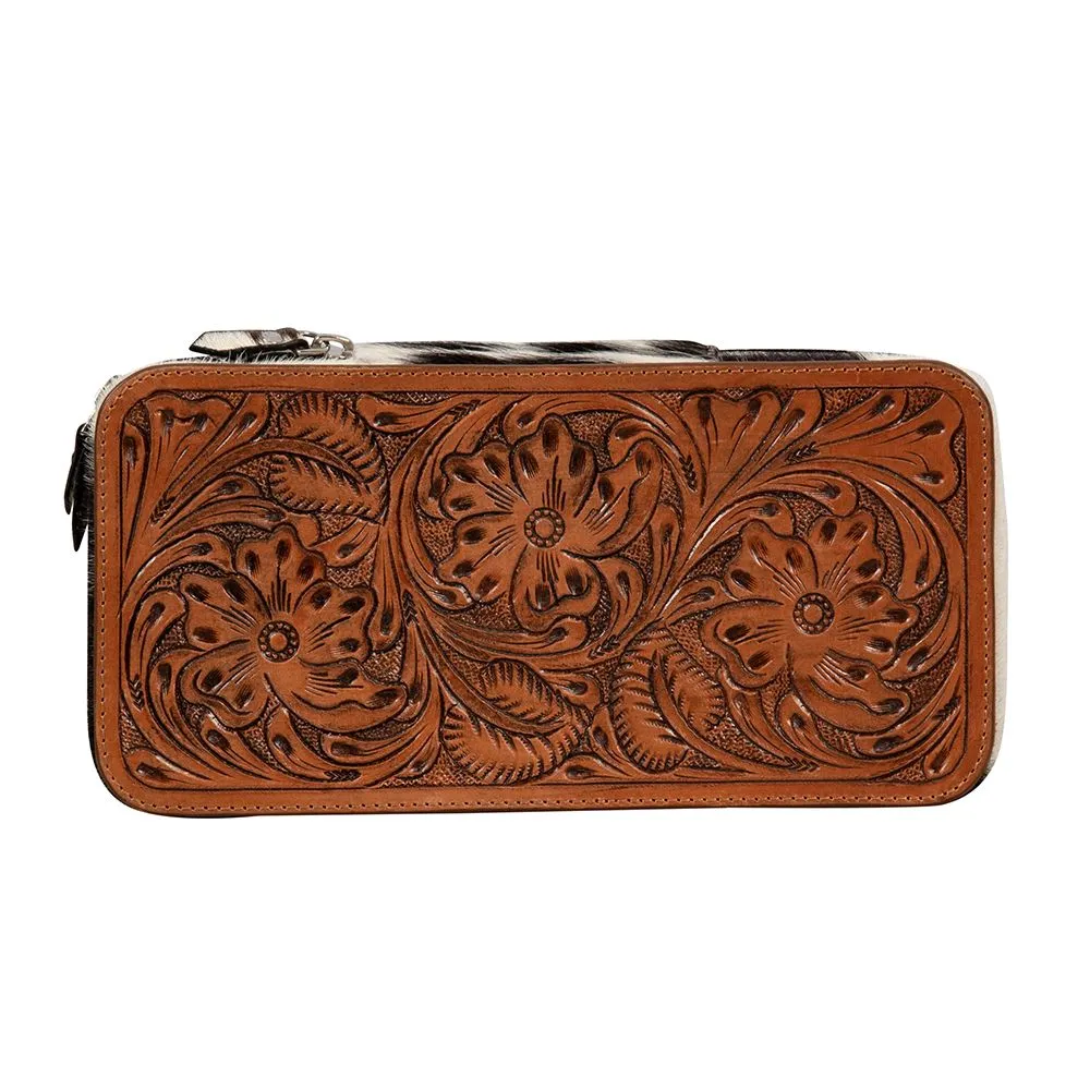 Tilly Bluff Rectangle Hair-on Hide Jewelry Box