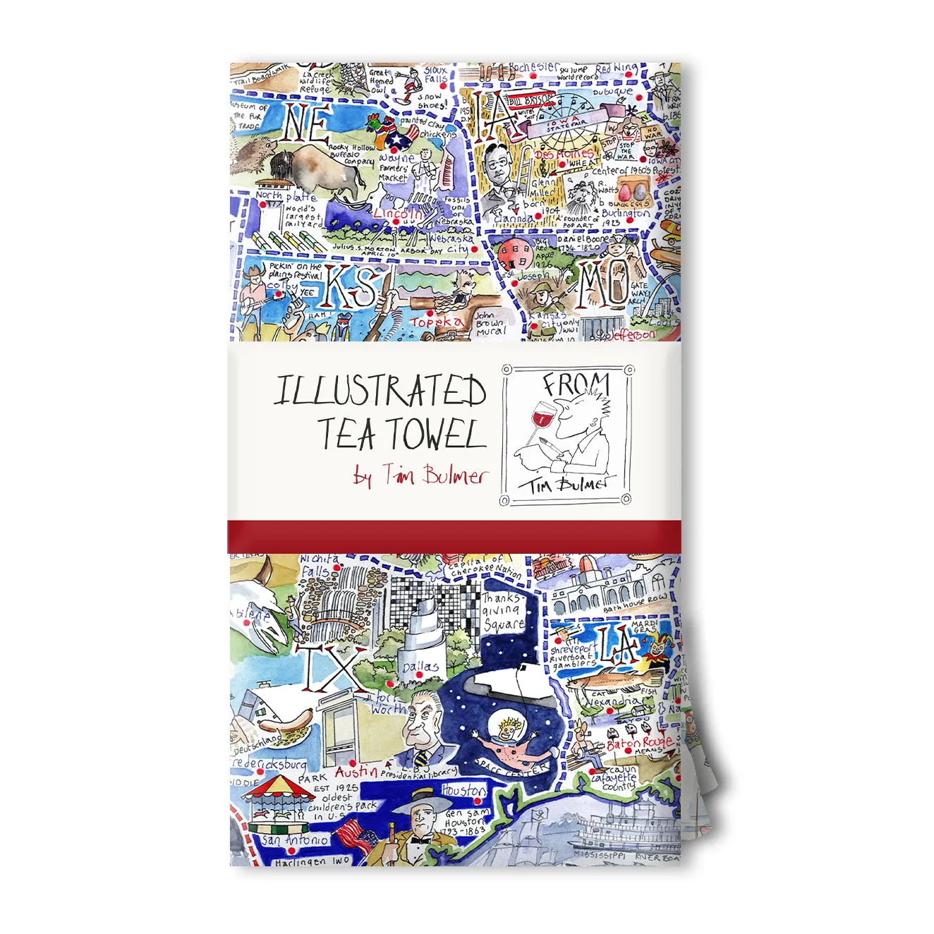 Tim Bulmer Illustrated Tea Towels