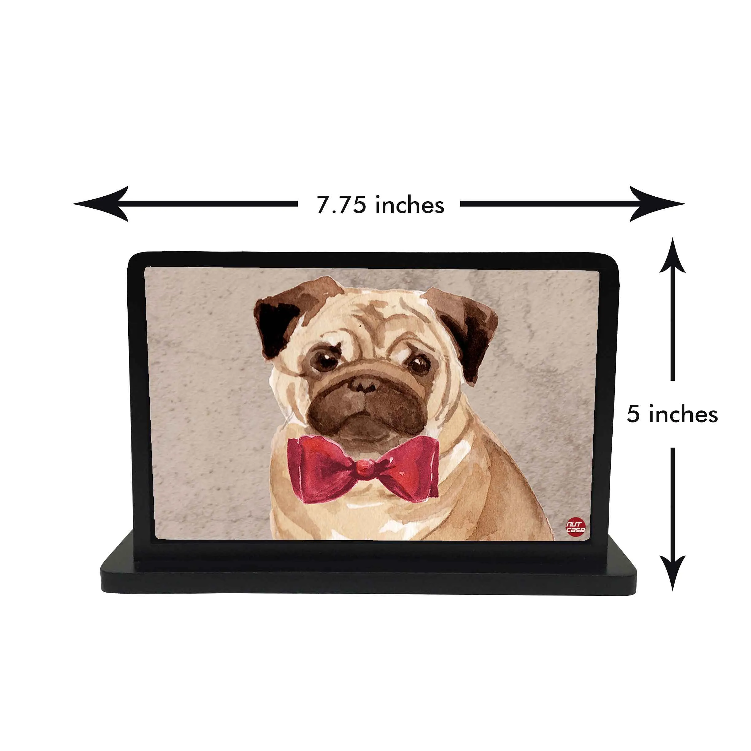 Tissue Holder Paper Napkin Stand - Cute Puggy face