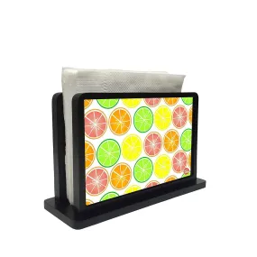 Tissue Holder Paper Napkin Stand - Lemons Design