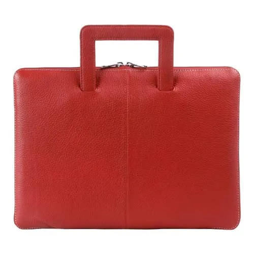 Toffee Leather Brief for 13inch MacBook Pro - Red