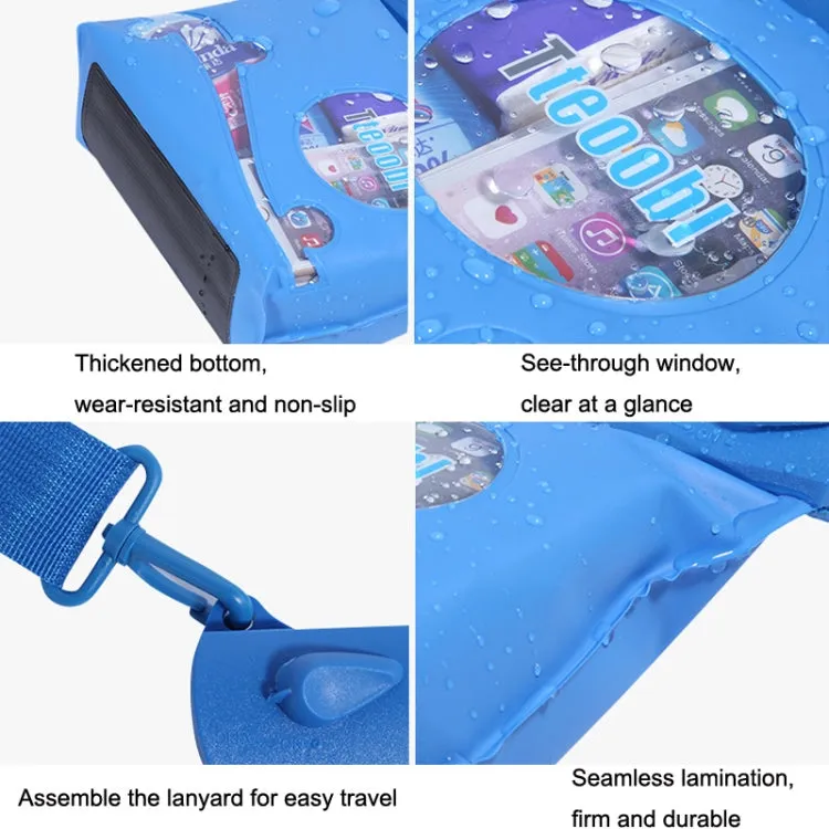 Tteoobl One-Shoulder Crossbody Drifting Diving Bag Waterproof Sundries Storage Bag, Size: Medium (White)