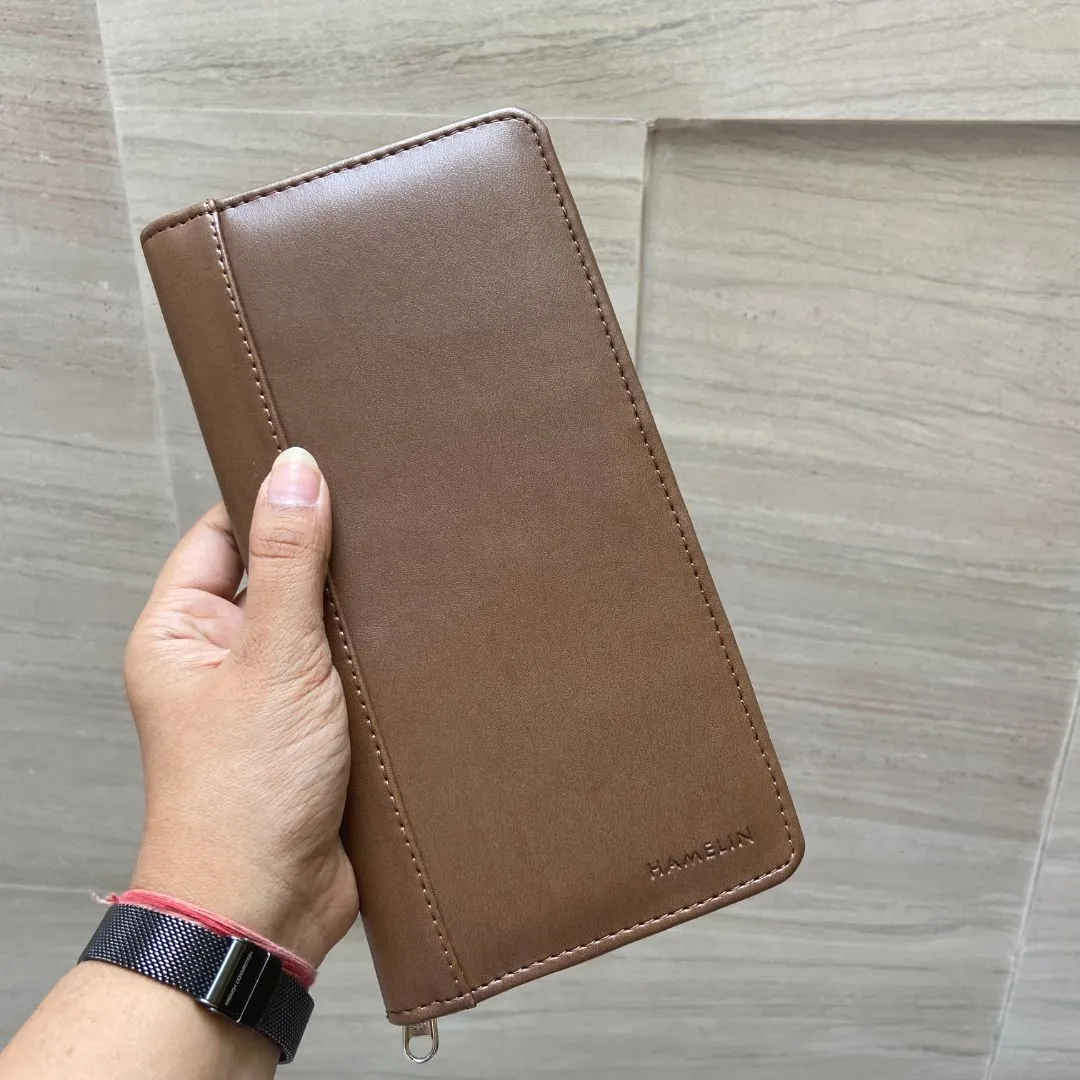 Ultimate RFID Blocking Passport Organizer (Caramel)