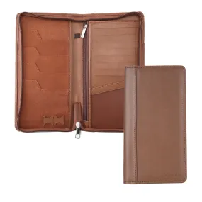Ultimate RFID Blocking Passport Organizer (Caramel)