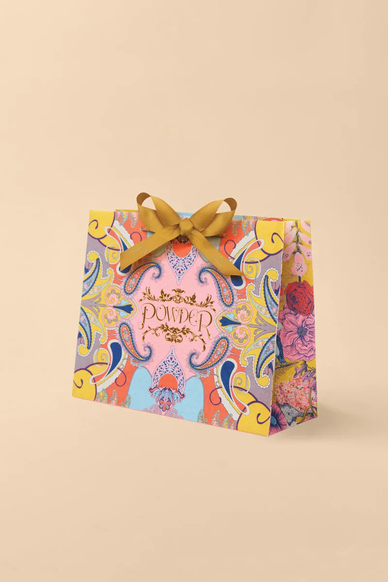 Velvet Embroidered Zip Bag Thrill of the Tiger