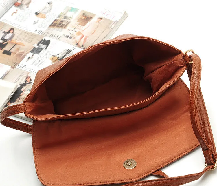 Vintage casual leather handbags new wedding clutches ladies party purse ofertas women crossbody messenger shoulder school bags