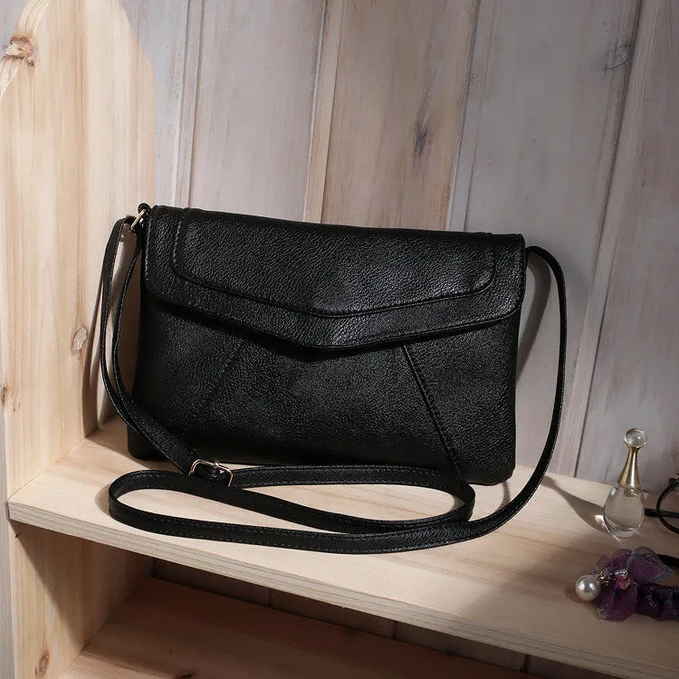 Vintage casual leather handbags new wedding clutches ladies party purse ofertas women crossbody messenger shoulder school bags