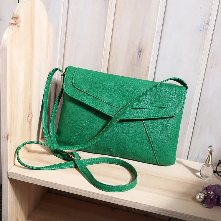 Vintage casual leather handbags new wedding clutches ladies party purse ofertas women crossbody messenger shoulder school bags